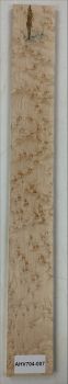 Griffbrett Vogelaugenahorn  weiß  720x85x9mm Einzelstück #009
